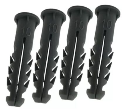 Bucha Com Anel S10 10mm Aba Fixação S/ Parafuso 250 Peças