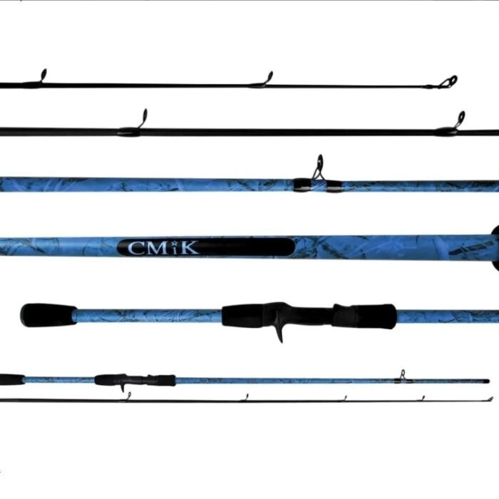 Vara carretilha Cmik 2 partes, carbono 20-30lbs 1.80-2.10mts - Imagem 4