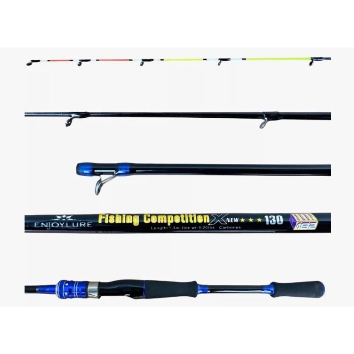 Vara de Pesca Ultra Light Carbono molinete 1,80m/2,10m 35lbs - Imagem 6