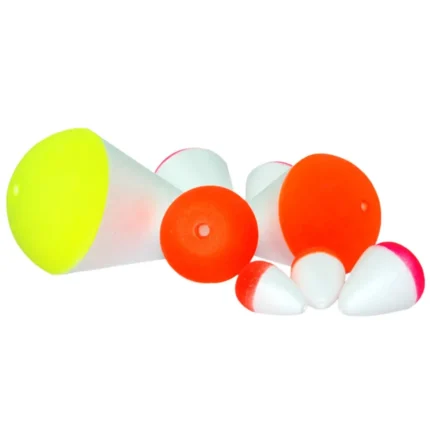 kit bóias de isopor para pesca esportiva, numeros 2/3/5 escolha seu kit e divirta-se. nº5