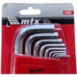 Jogo De Chave Allen Extra Longo 1,5 A 10mm 9 Pçs Mtx 164099