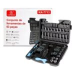 Conjunto Ferramentas 63 Peças Manutenção e Reparos Kapbom